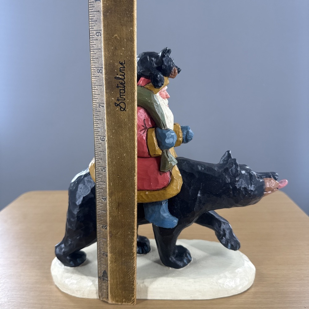 House Hatten Santa Riding Bear Figurine 561/5000 Christmas Holiday Decor‎ 1996 - Picture 7 of 8